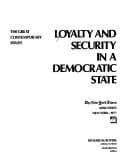 Tapa de Loyalty and security in a democratic state