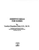 Tapa de Assertive skills for nurses