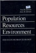 Tapa de Population resources environment