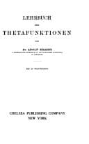 Tapa de Lehrbuch der Thetafunktionen