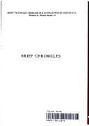 Tapa de Brief chronicles
