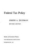 Tapa de Federal tax policy