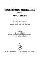Tapa de Combinatorial Mathematics and Its Applications