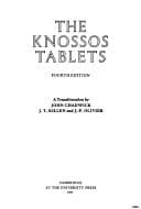 Tapa de The Knossos tablets
