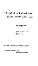 Tapa de The modern Italian novel from Capuana to Tozzi
