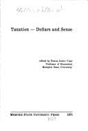 Tapa de Taxation--dollars and sense