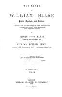 Tapa de The works of William Blake, poetic, symbolic and critical