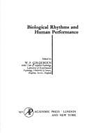 Tapa de Biological rhythms and human performance