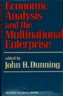 Tapa de Economic analysis and the multinational enterprise