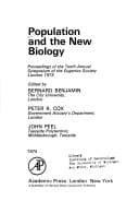 Tapa de Population and the new biology