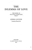 Tapa de The dilemma of love
