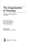 Tapa de The organization of housing