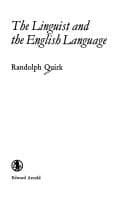 Tapa de The linguist and the English language