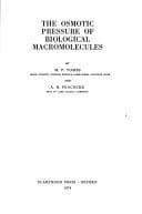 Tapa de The osmotic pressure of biological macromolecules