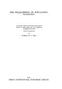 Tapa de The Development of population statistics