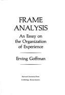 Tapa de Frame analysis