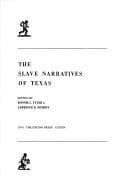 Tapa de The Slave narratives of Texas