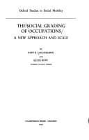 Tapa de The social grading of occupations