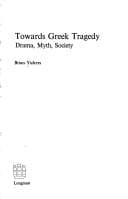 Tapa de Towards Greek tragedy