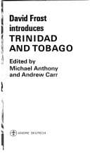 Tapa de David Frost introduces Trinidad and Tobago