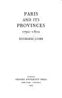 Tapa de Paris and its provinces, 1792-1802