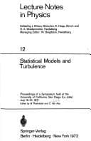 Tapa de Statistical models and turbulence