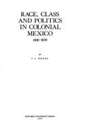 Tapa de Race, class, and politics in colonial Mexico, 1610-1670