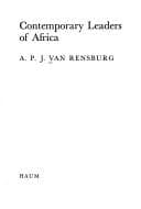 Tapa de Contemporary leaders of Africa