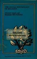 Tapa de The social psychology of religion