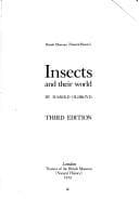 Tapa de Insects and their world