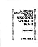 Tapa de A concise encyclopedia of the Second World War