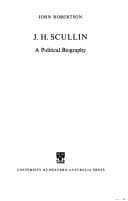 Tapa de J. H. Scullin