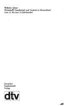 Tapa de Wirtschaft, Gesellschaft und Technik in Deutschland vom 16. bis zum 18. Jahrhundert