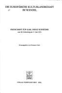Tapa de Die europäische Kulturlandschaft im Wandel