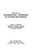 Tapa de Introduction to mathematical techniques in pattern recognition