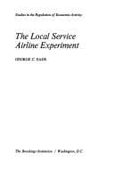Tapa de The local service airline experiment