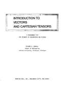 Tapa de Introduction to vectors and Cartesian tensors