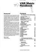 Tapa de VNR metric handbook