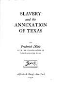Tapa de Slavery and the annexation of Texas