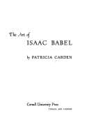 Tapa de The art of Isaac Babel