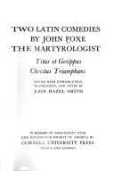 Tapa de Two Latin comedies by John Foxe the martyrologist: Titus et Gesippus