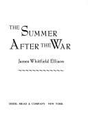 Tapa de The summer after the war