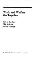 Tapa de Work and welfare go together