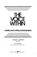 Tapa de The voice within: reading and writing autobiography
