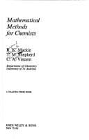 Tapa de Mathematical methods for chemists