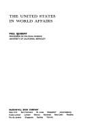 Tapa de The United States in world affairs