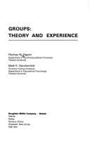 Tapa de Groups, theory and experience