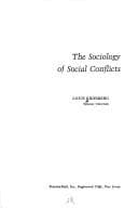 Tapa de The sociology of social conflicts