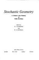 Tapa de Stochastic Geometry (Wiley Series in Probability and Statistics)