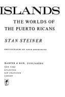 Tapa de The Islands: the worlds of the Puerto Ricans